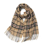 01 Thomson Camel Tartan Scarf